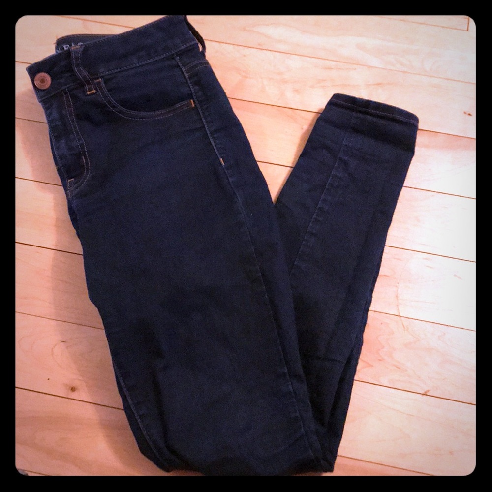 AEO high rise jeggings size 2 short